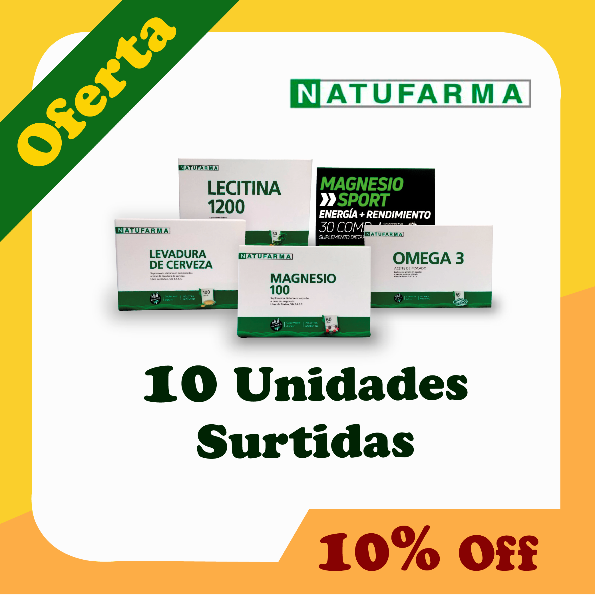 Ofertas y Promociones NATUFARMA Omega 3  x 60 cápsulas PROMO 2 X 1